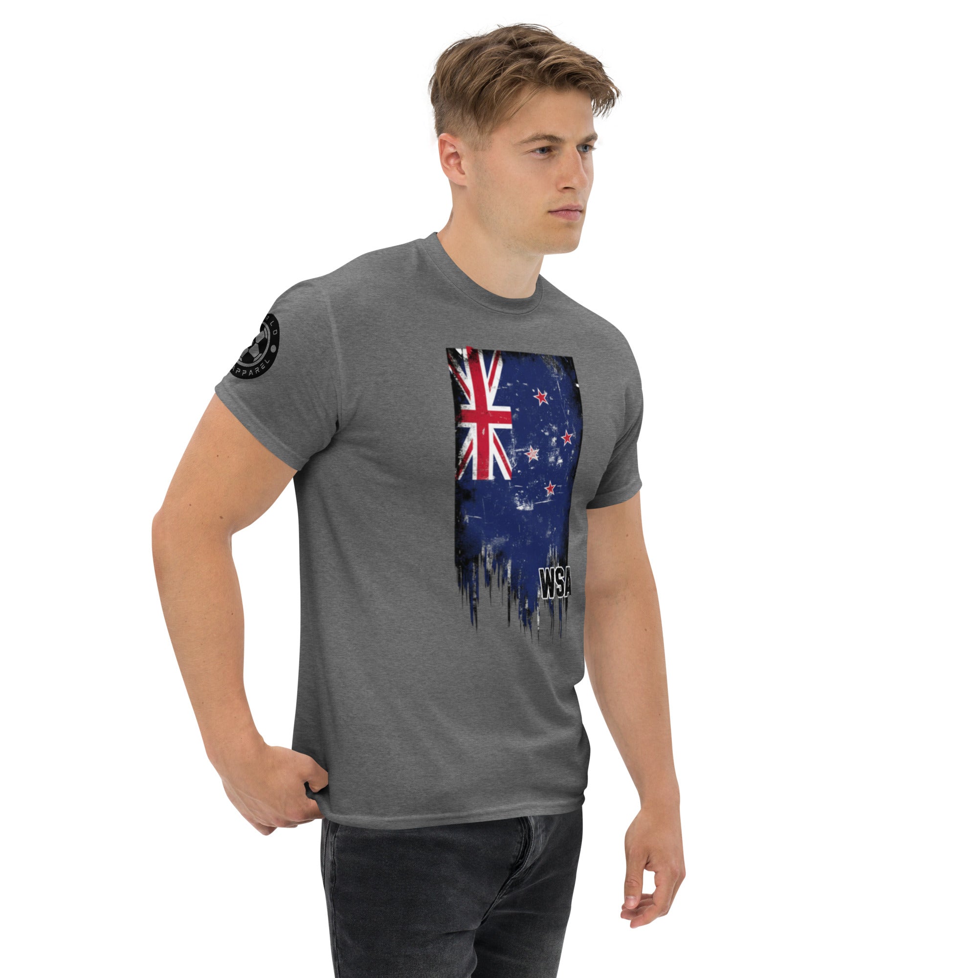 New Zealand 2026 World Cup Distressed Flag T-Shirt - Unisex Classic Tee