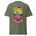 Green t-shirt with a colorful graphic design and 'WSA' text on a white background