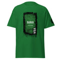Green t-shirt with black graphic design and 'WSA' text on a white background