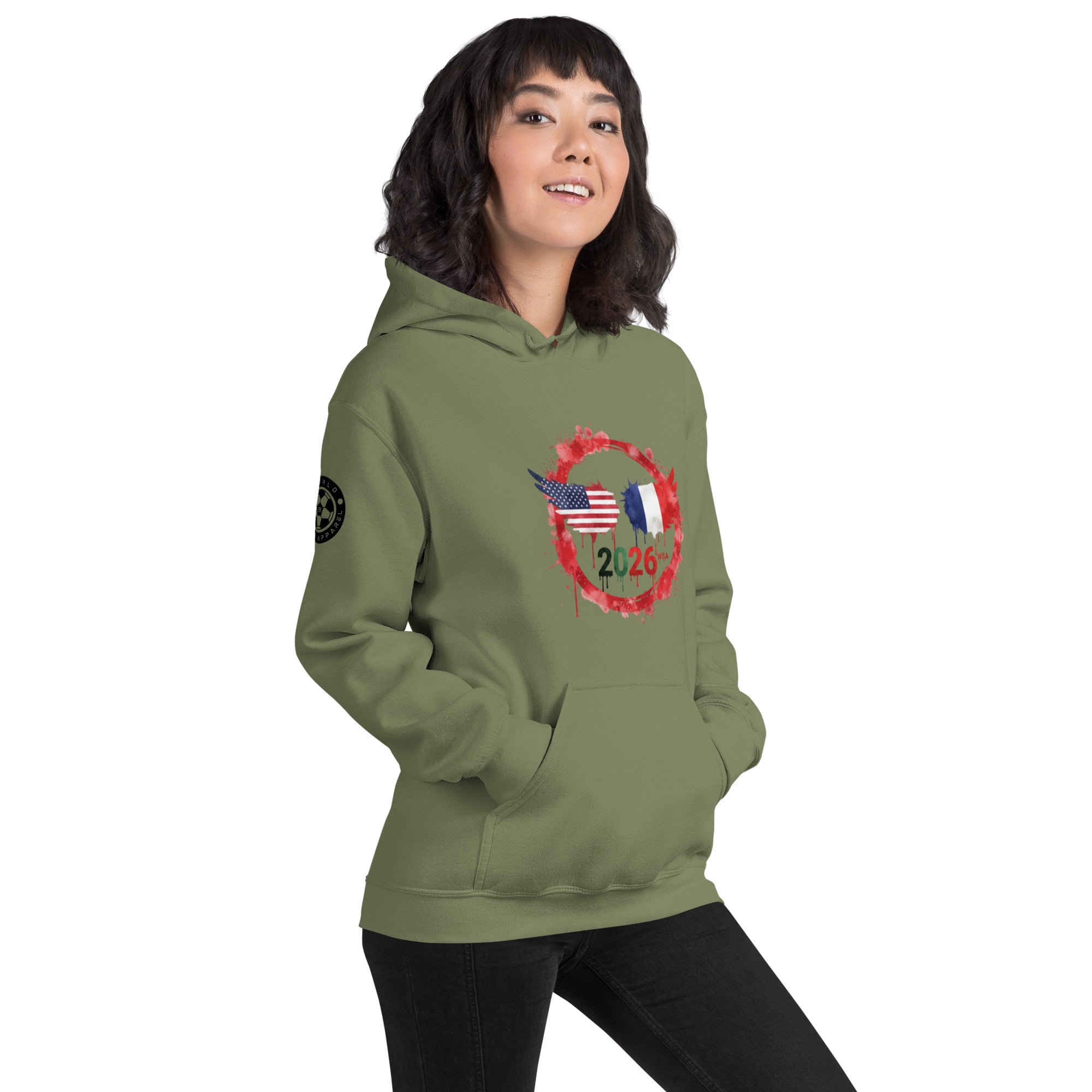 France World Cup 2026 Wings Hoodie | Unisex Soccer Fan Apparel
