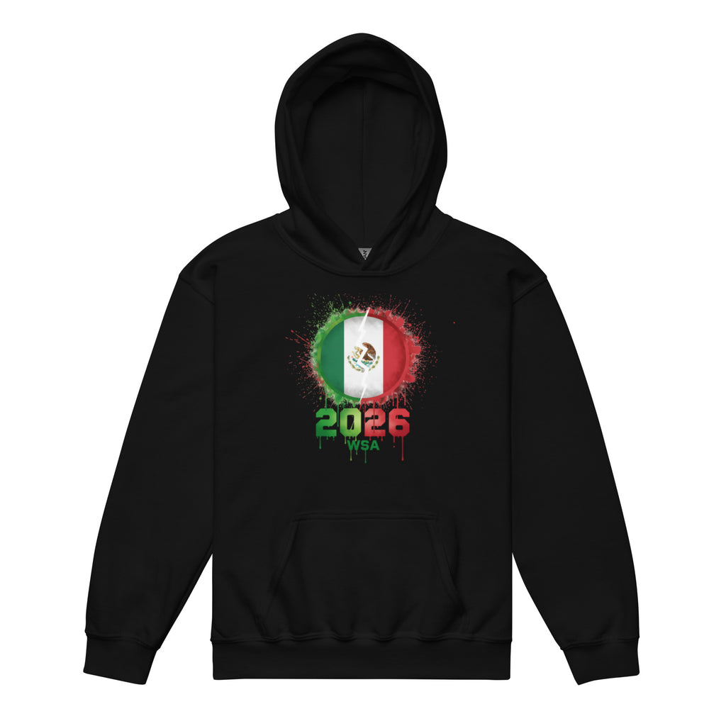 Mexico World Cup 2026 Youth hoodie Black
